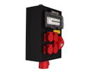 Quadro elettrico in gomma dura tipo 3800, nero