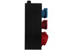 Quadro elettrico in gomma dura tipo 3020, nero