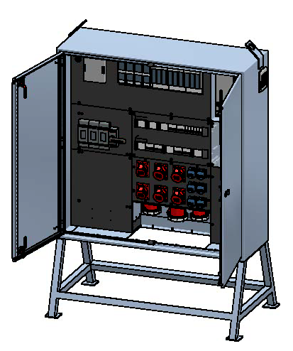 Main distributor box 400A, stainless steel