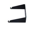 Wall mounting bracket, aluminium, black