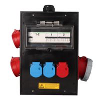 Hard rubber distributor box type 3900, black
