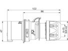 Spina in plastica dura CEE IP44/IP54