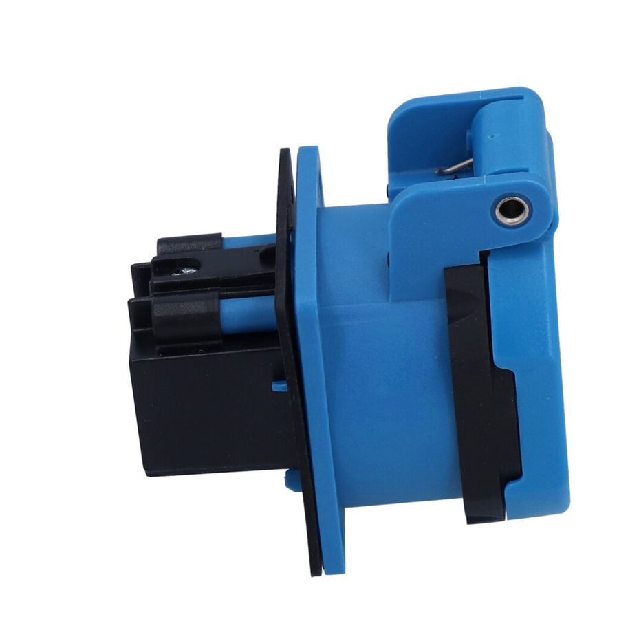 Prise à encastrer type 13 IP55 bleue