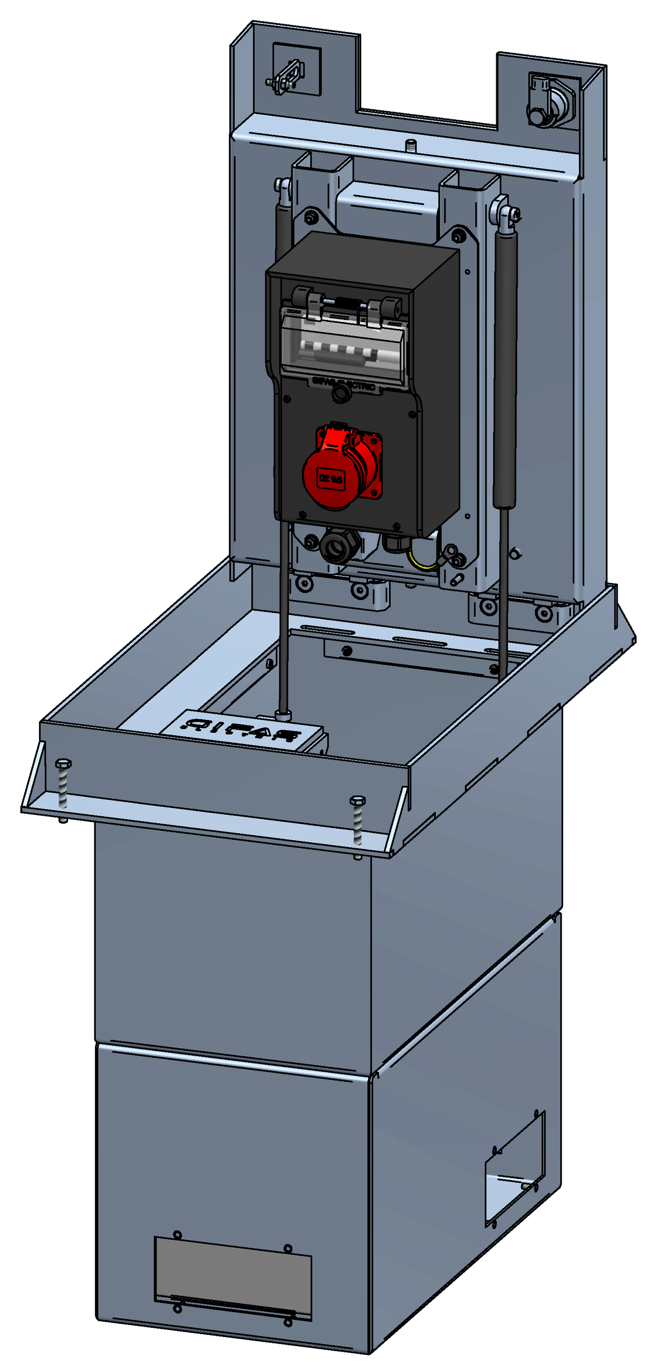 CAMPETTO S Underfloor distributor box, V2A, C250,