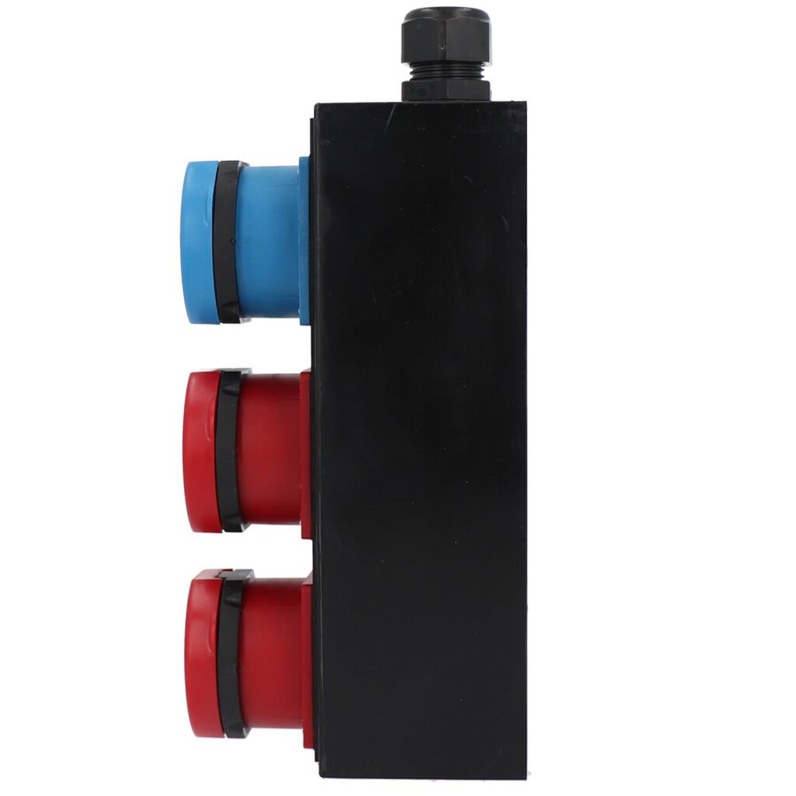 Small hard rubber distributor box type 1600, black