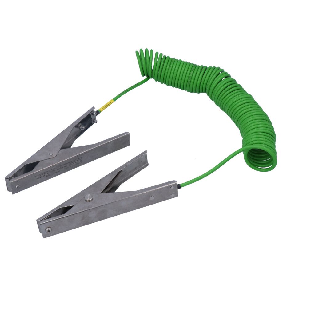 Two single-pole heavy-duty stainless steel earthing