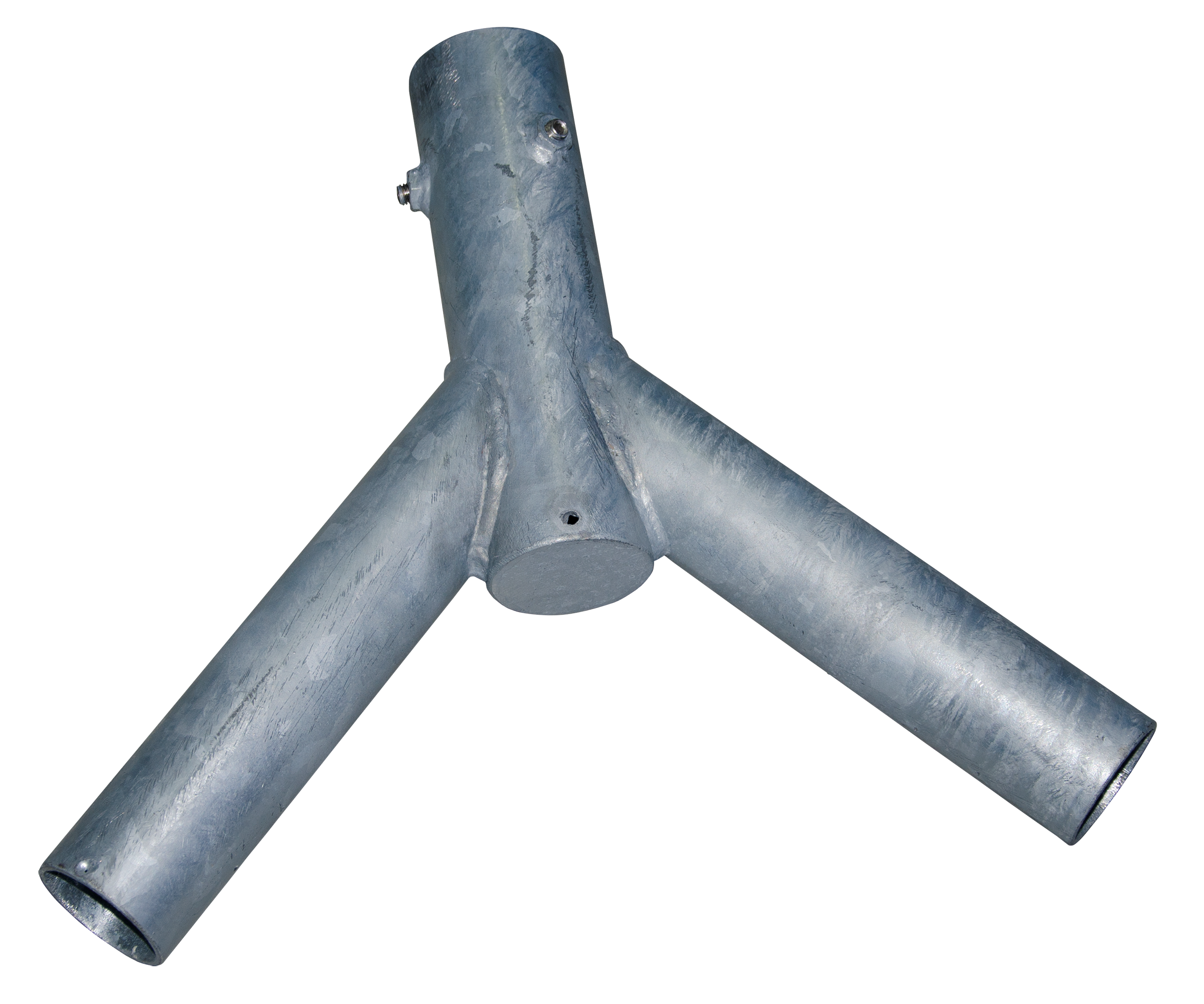 Galvanised boom adapter to corner boom and wall boom,