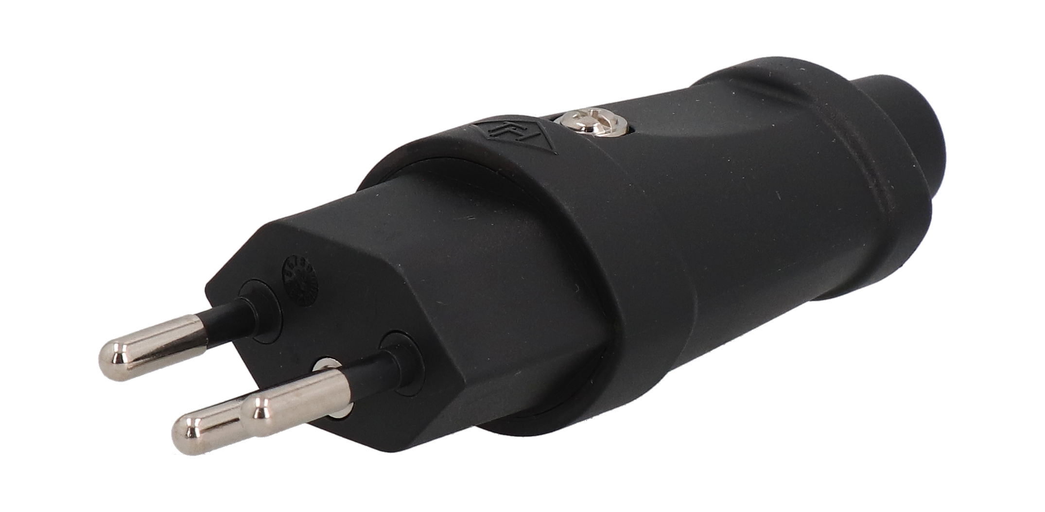 Plug type 12 TH strong IP20230V/10A/P+N+PE black