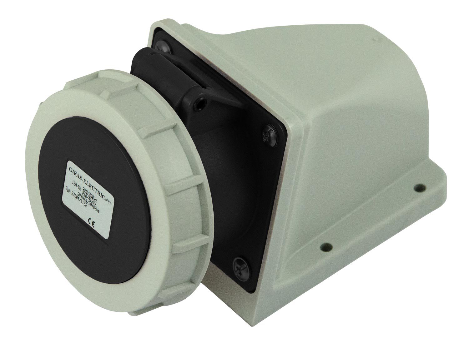 Plastic wall socket CEE IP67