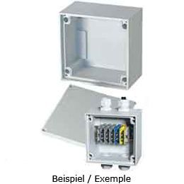Hard rubber junction box type 1616,