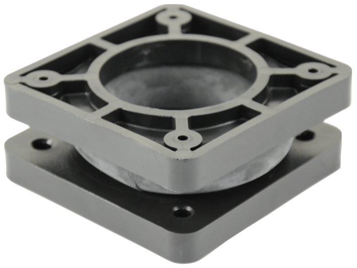 Packing set for cable gland polyamide black, clamping range 55-65mm, fixing accessories included