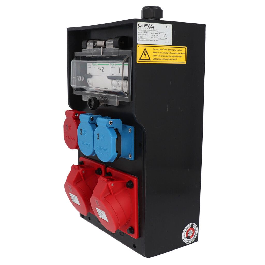 Boîtier de distribution type 7300, noir