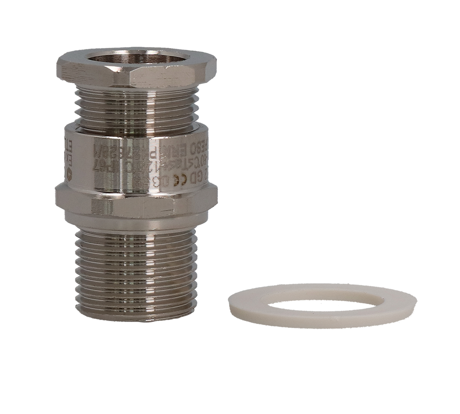 Cable gland Ex M20x1.5, IP68, ø3.1-8.6mm