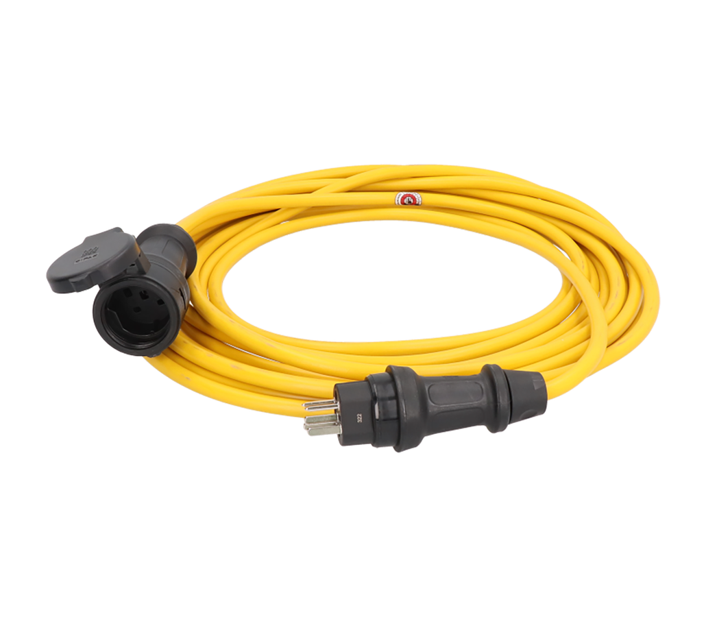 Prolunga GIFAFLEX SEV-M1, giallo