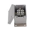 Scatola con condensatore appart. sistema InduLED Basic, allogiamento sopra muro, necessario per sistemi di lunghezza compresa tra 300m