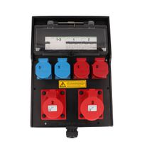 Hartgummiverteiler Typ 7400, schwarz