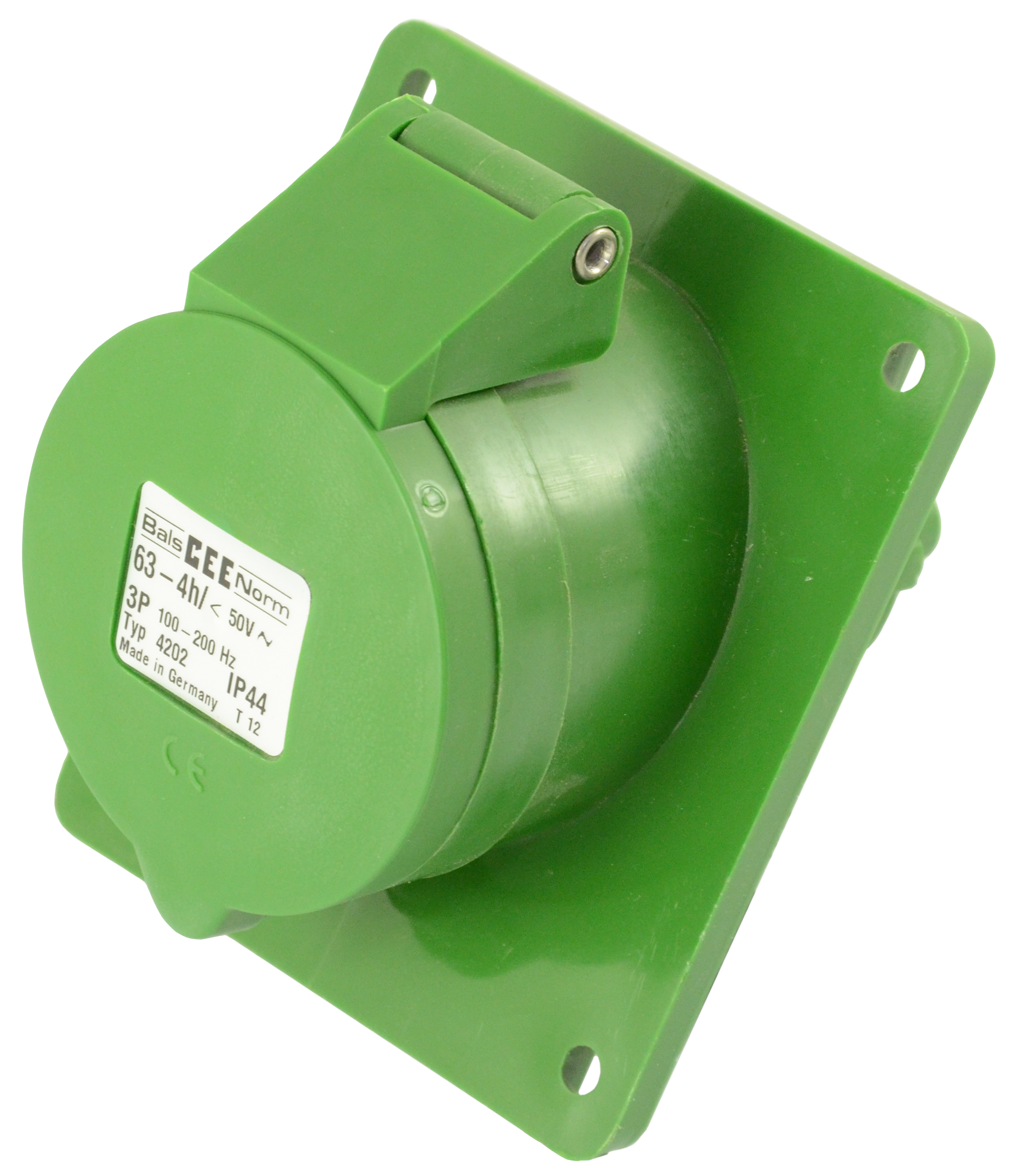Built-in socket inclined CEE IP44