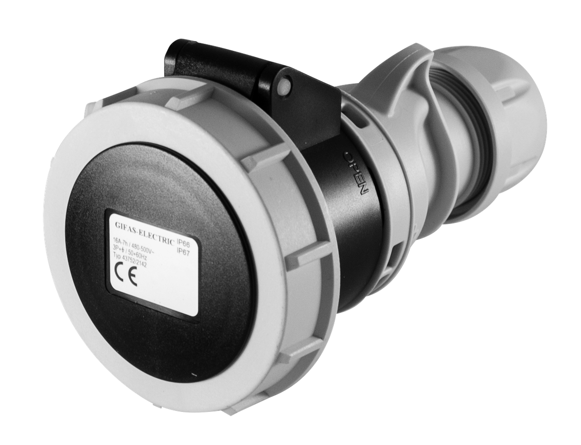 Presa in plastica CEE IP67
