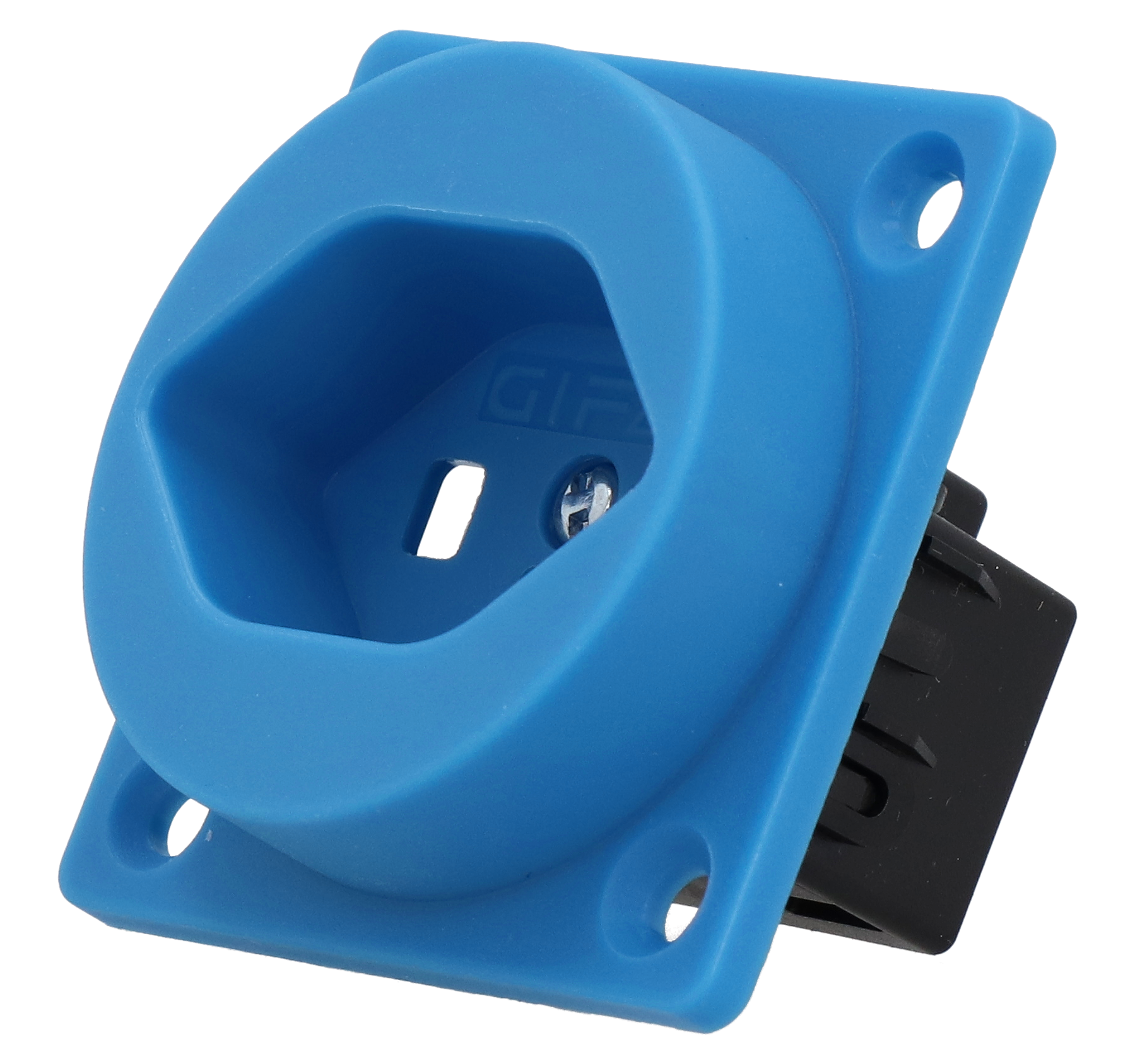 Built-in socket type 23 IP20 blue without lid