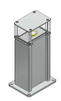 Energiesäule ES-LED 160, Aluminium eloxiert,