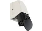 Wall socket CEE for wiring trough IP44