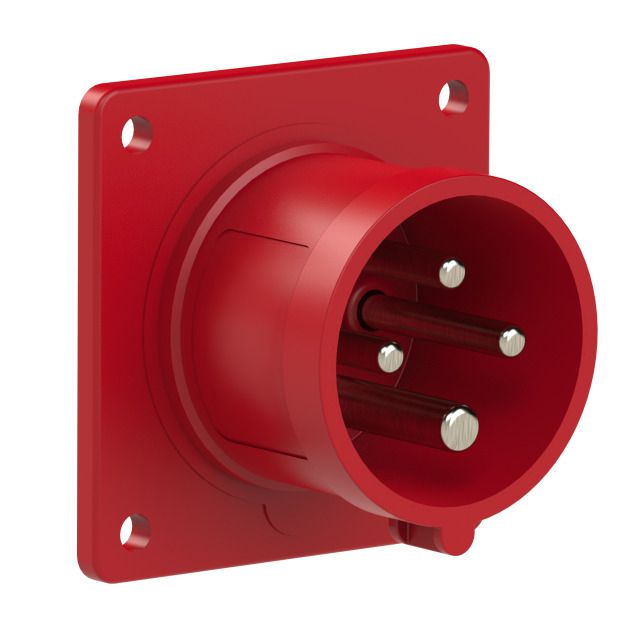 Einbau-Gerätestecker Kunststoff CEE IP44
