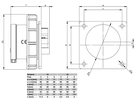 Plastic built-in plug IP67