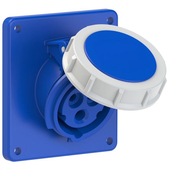 Plastic built-in socket CEE 16A/230V, 2P+PE/6h, IP67,