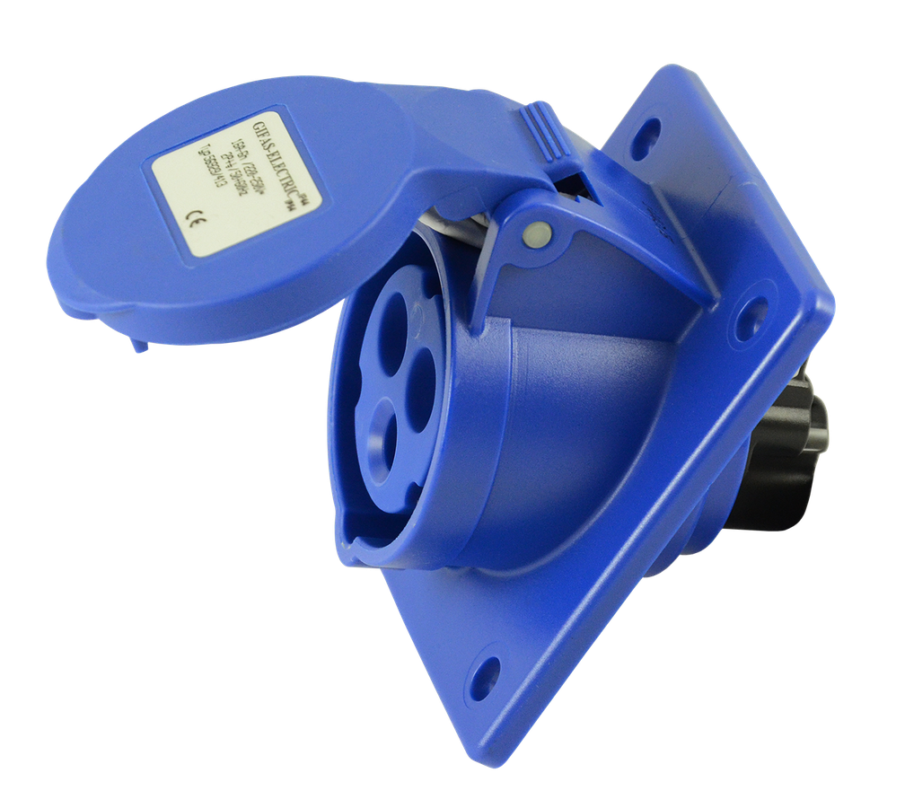 Plastic built-in socket CEE IP44/IP54