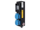Small hard rubber distributor box type 1400, black