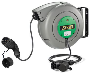 Spring-driven cable reels E-Mobility