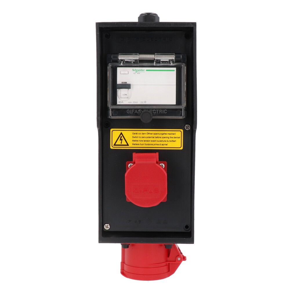 Small hard rubber distributor box type 2812, black