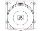 Umbauset J75 schräg auf CEE125/5 schräg-