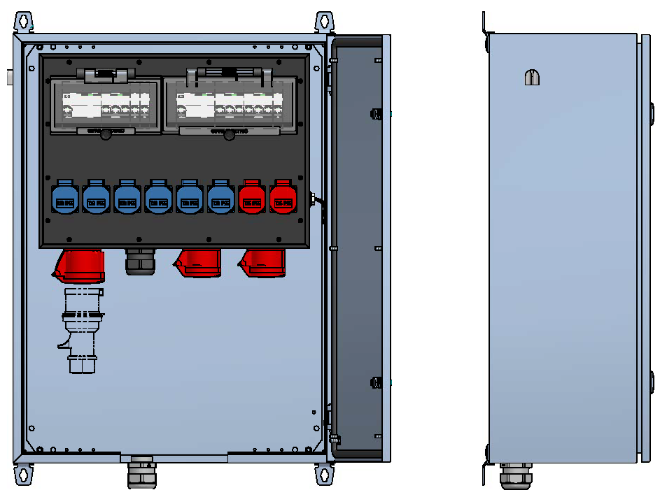 AP-Stromverteilung V2A,