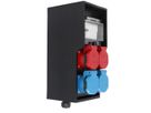 Small hard rubber distributor box type 2812, black