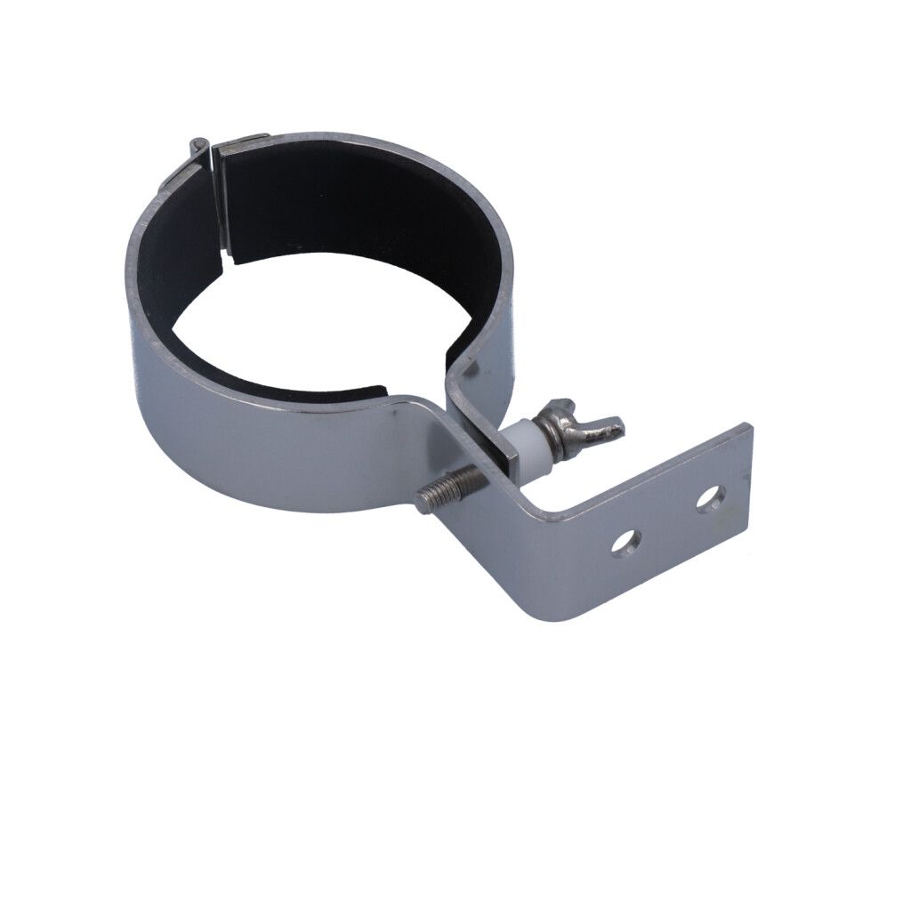 Holder A4, Ø70mm, wall mounting angled, 130mm