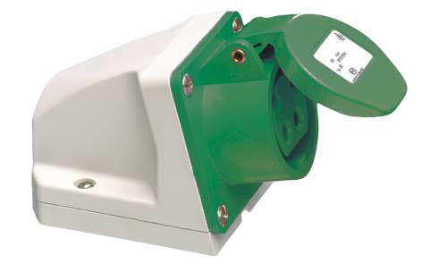 Presa da parete in plastica CEE IP44
