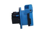 Prise à encastrer type 13 IP55 bleue