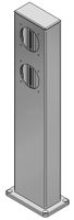 Power column ES 100, anodised aluminium