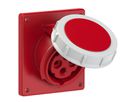 Plastic built-in socket CEE 16A/400V, 3P+PE/6h, IP67,