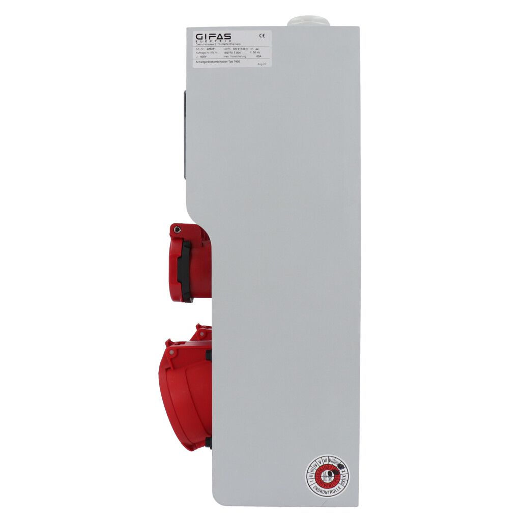 Hard rubber distributor box type 7400, grey