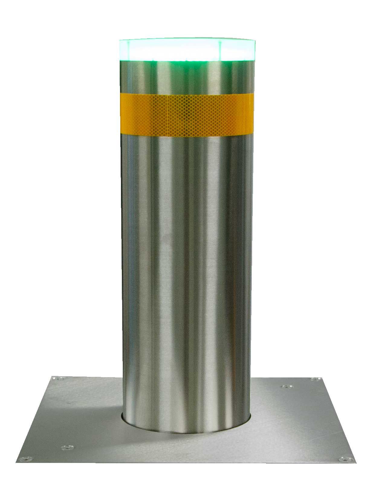 Retractable bollard 2, incl. guide cage, junction box,