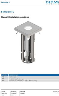 02A Retractable bollards