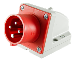 Plastic wall plug CEE IP44