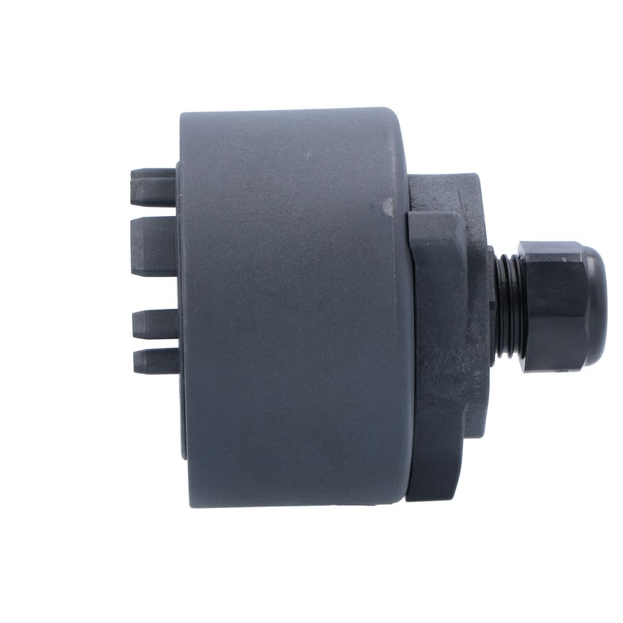 Cover cap with cable gland M20x1.5mm, plastic anthracite