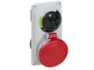 Safety socket with master switch CEE IP44/IP54