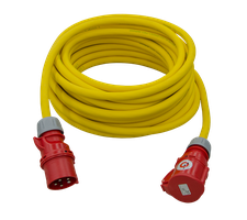 Verlängerungskabel PROFLEX, gelb RAL 1021