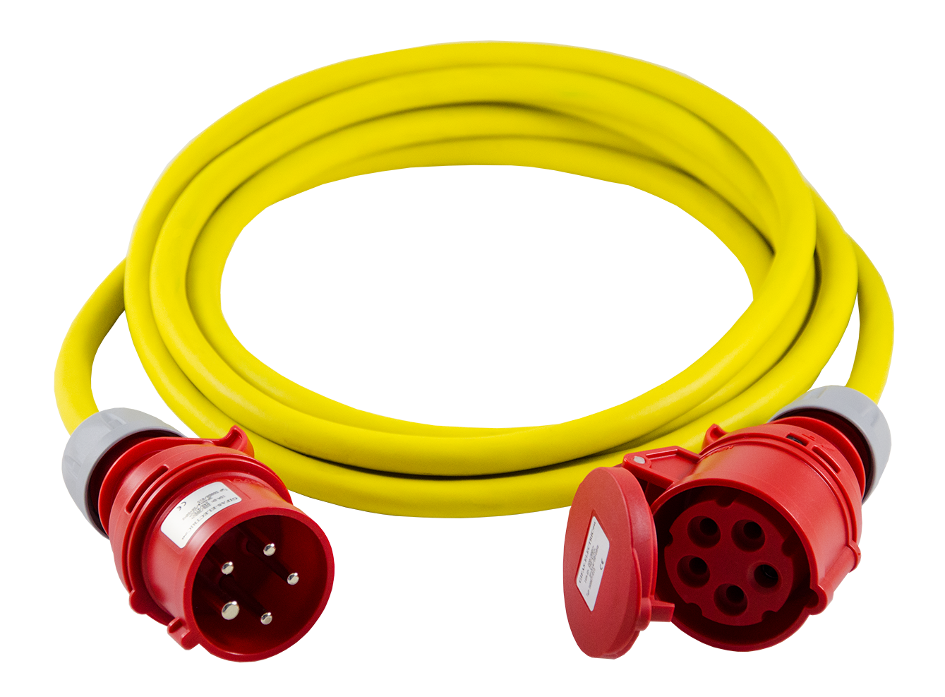 Extension cable GIFAFLEX, yellow RAL 1021