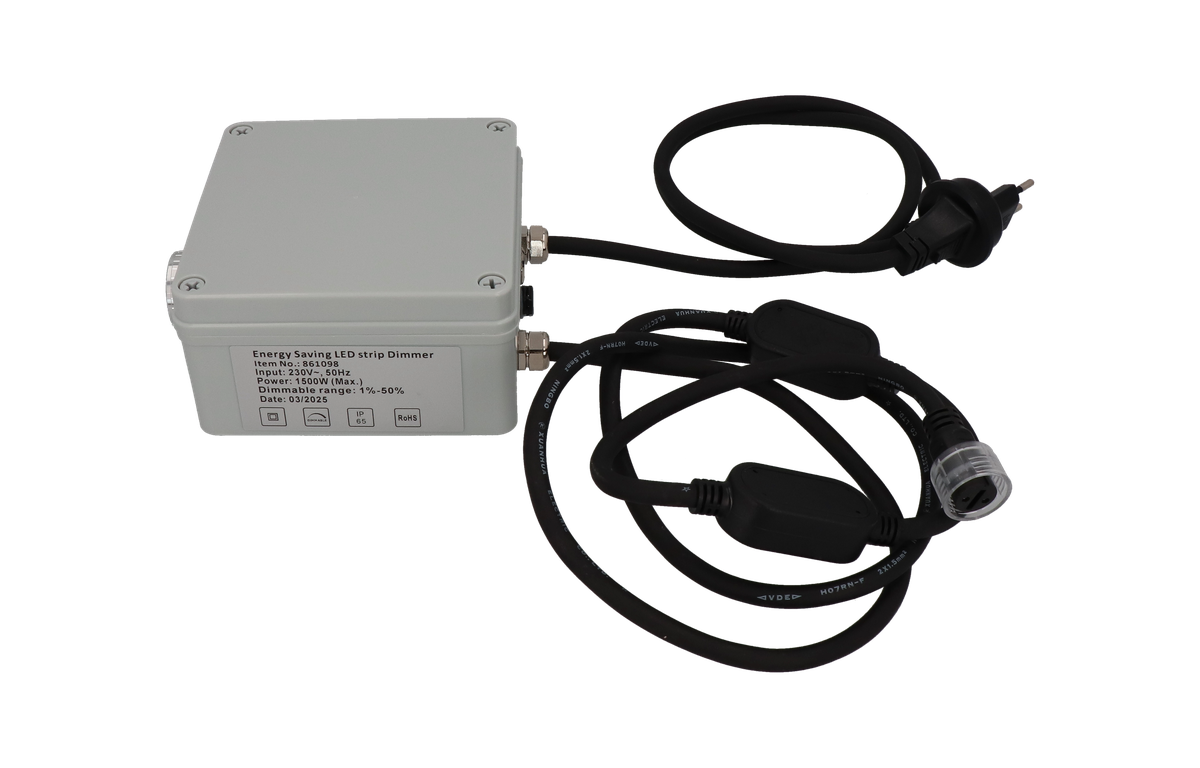 Variateur avec fiche type 11 pour FlexLED, max. 100m FlexLED