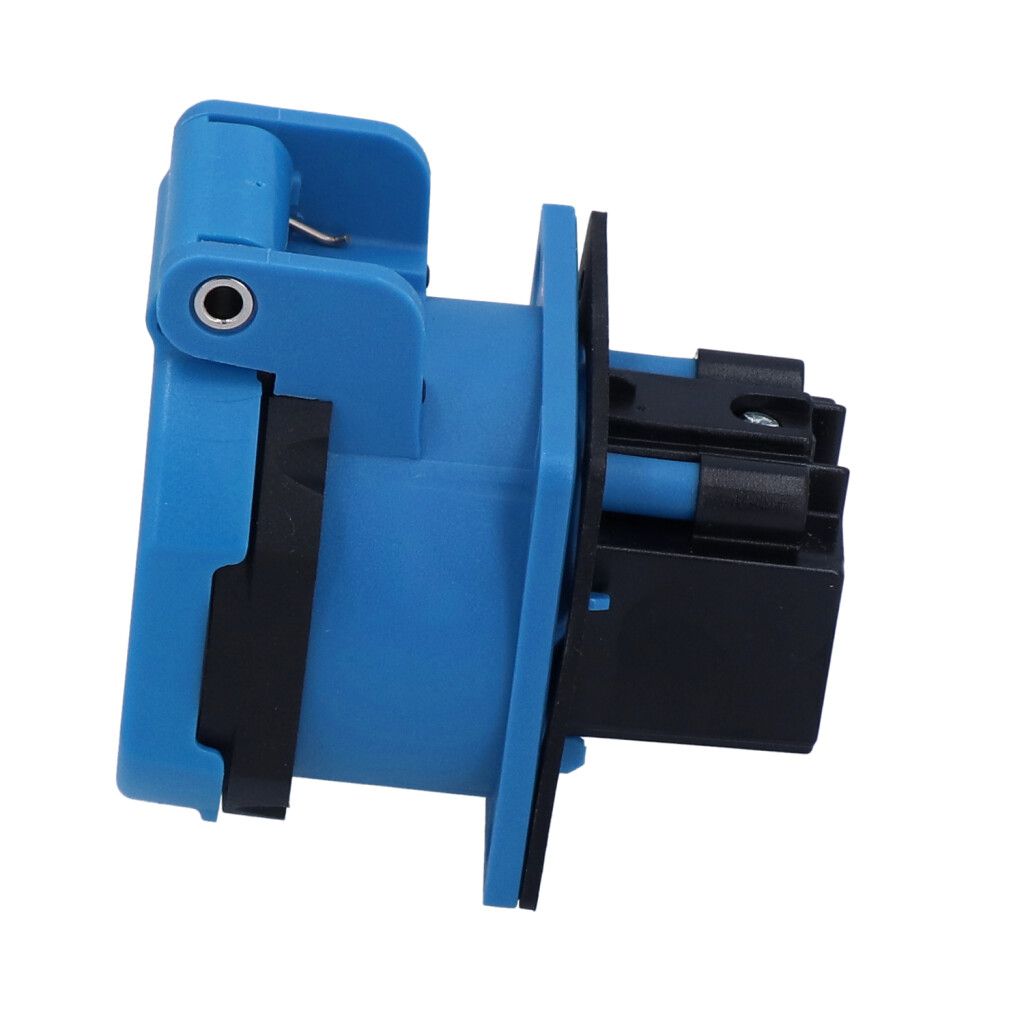 Prise à encastrer type 13 IP55 bleue